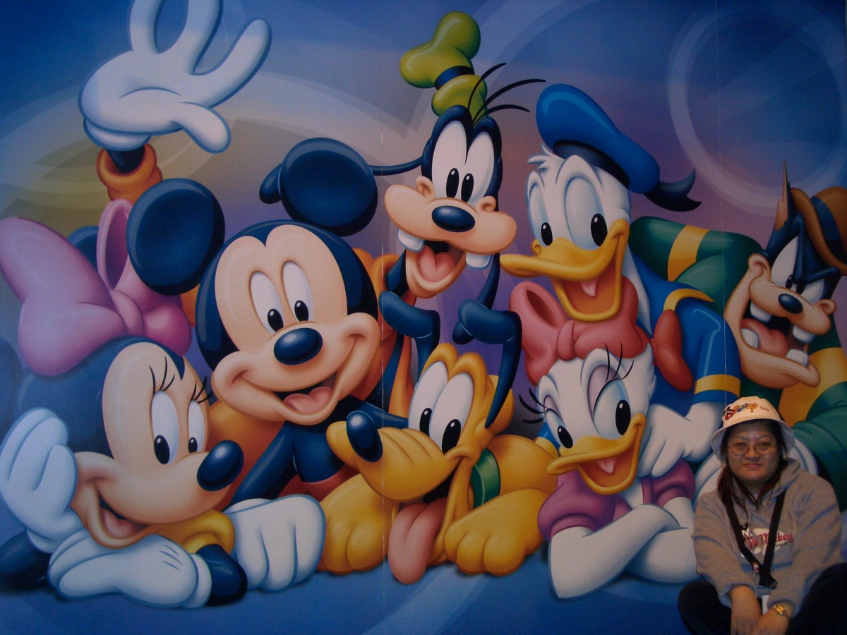 Betty with Mickey 2003