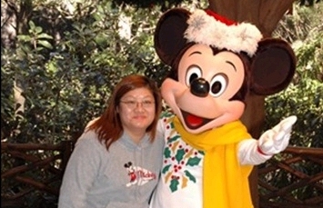 Betty with Mickey 2004